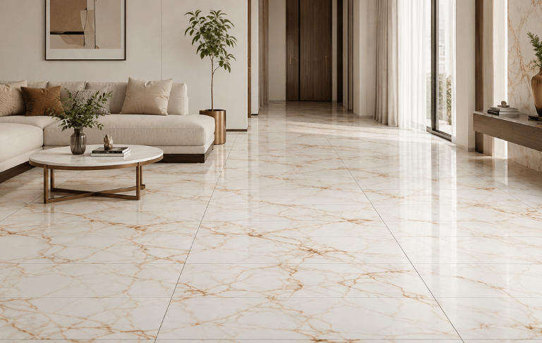 White Marble Tiles for Flooring
