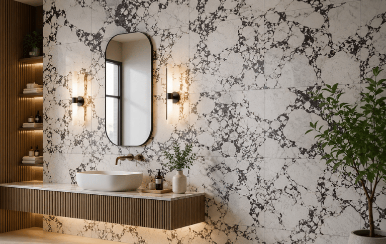 White Marble Tiles for Walls